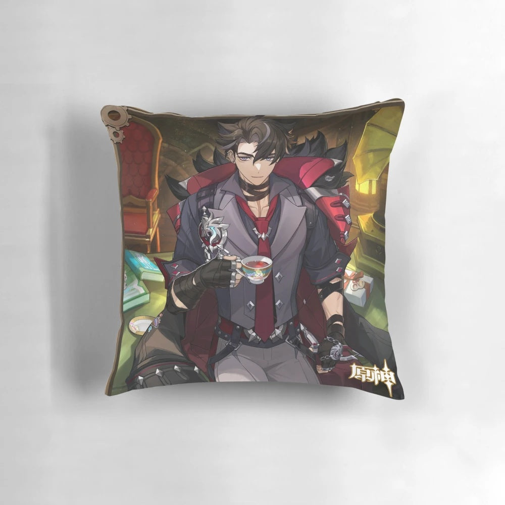 Genshin Impact Wriothesley 2023 Birthday Artwork Pillow