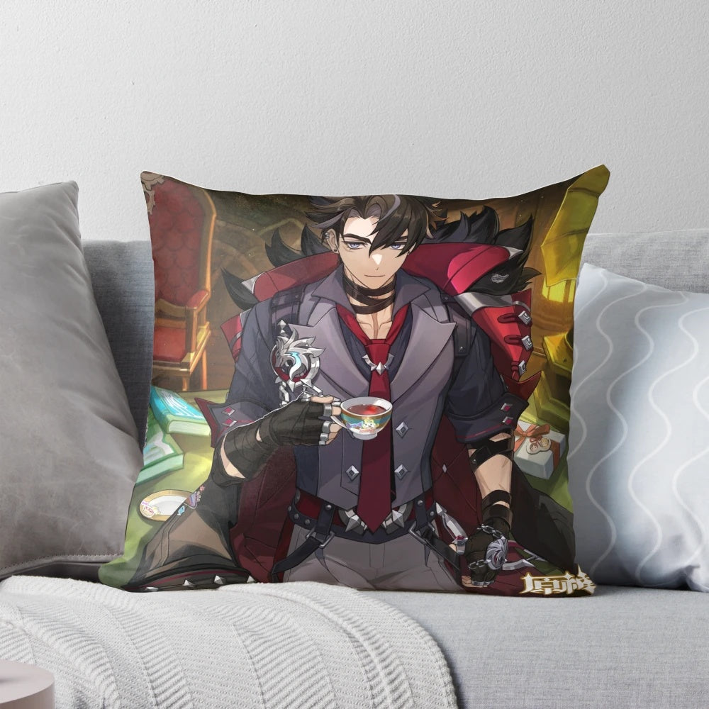 Genshin Impact Wriothesley 2023 Birthday Artwork Pillow