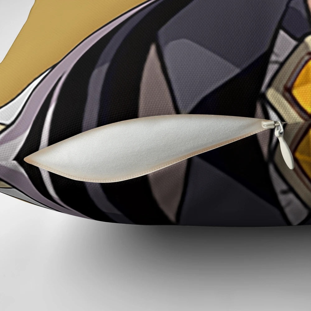 Genshin Impact Zhongli Official Character Pillow, featuring the Geo element character from the Liyue region
