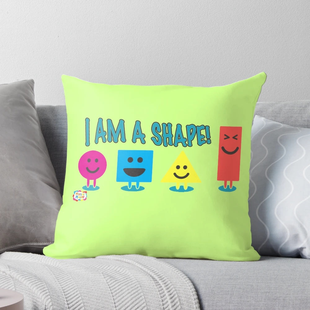 Soft, plush pillow in various geometric shapes for home decoration and DIY projects