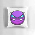Geometry Dash Easy Demon Themed Pillow - Soft and Comfortable Home Decor