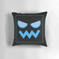 Colorful geometric design Pillow featuring a funny gamer motif