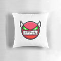 Geometry Dash Hard Demon Themed Pillow with Game Elements