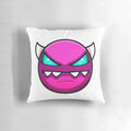 Geometry Dash Medium Demon Pillow - Comfortable and Stylish Gaming Accessory