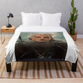 Plush blanket featuring Henry Cavill as Geralt of Rivia from the Witcher TV series