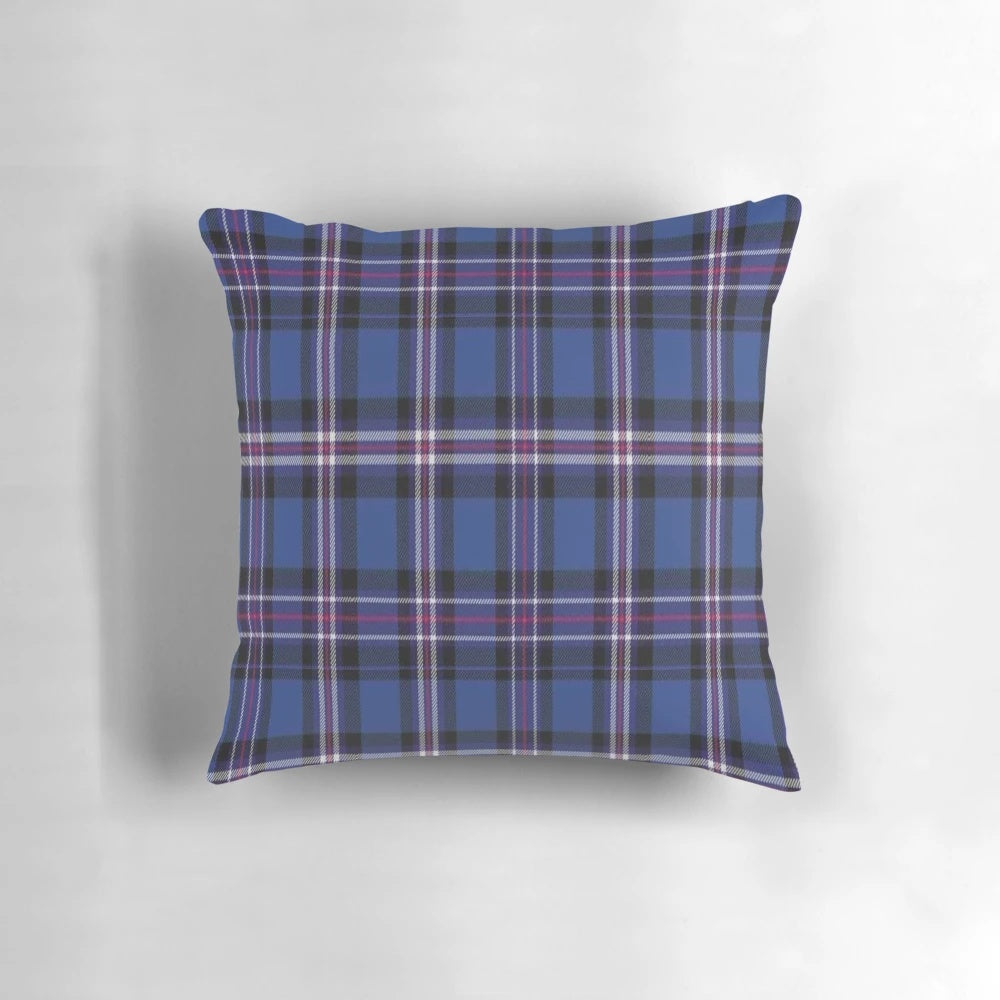 Gers Tartan Plaid Pillow - Authentic Scottish Football Home Decor