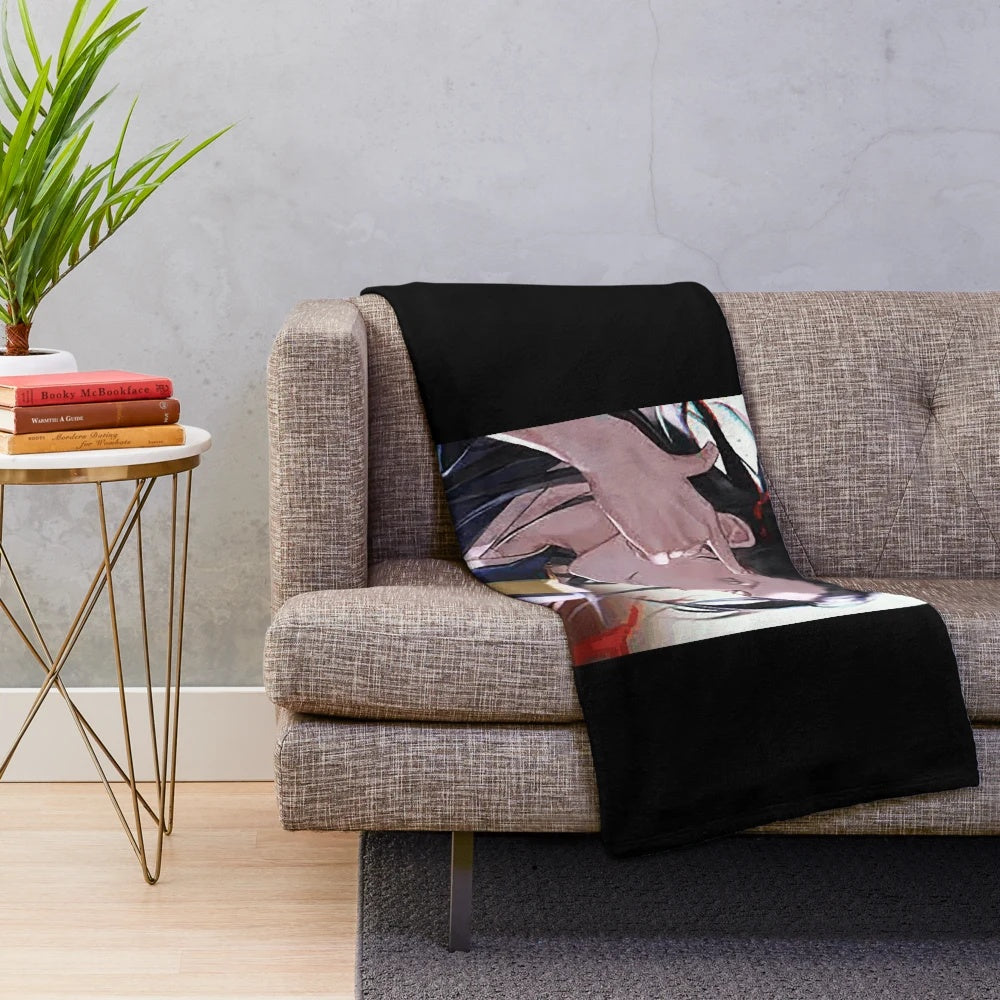 Geto Suguru inspired plush blanket, jujutsu kaisen inspired throw blanket