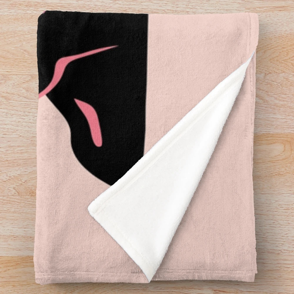 Ghost Face inspired plush blanket