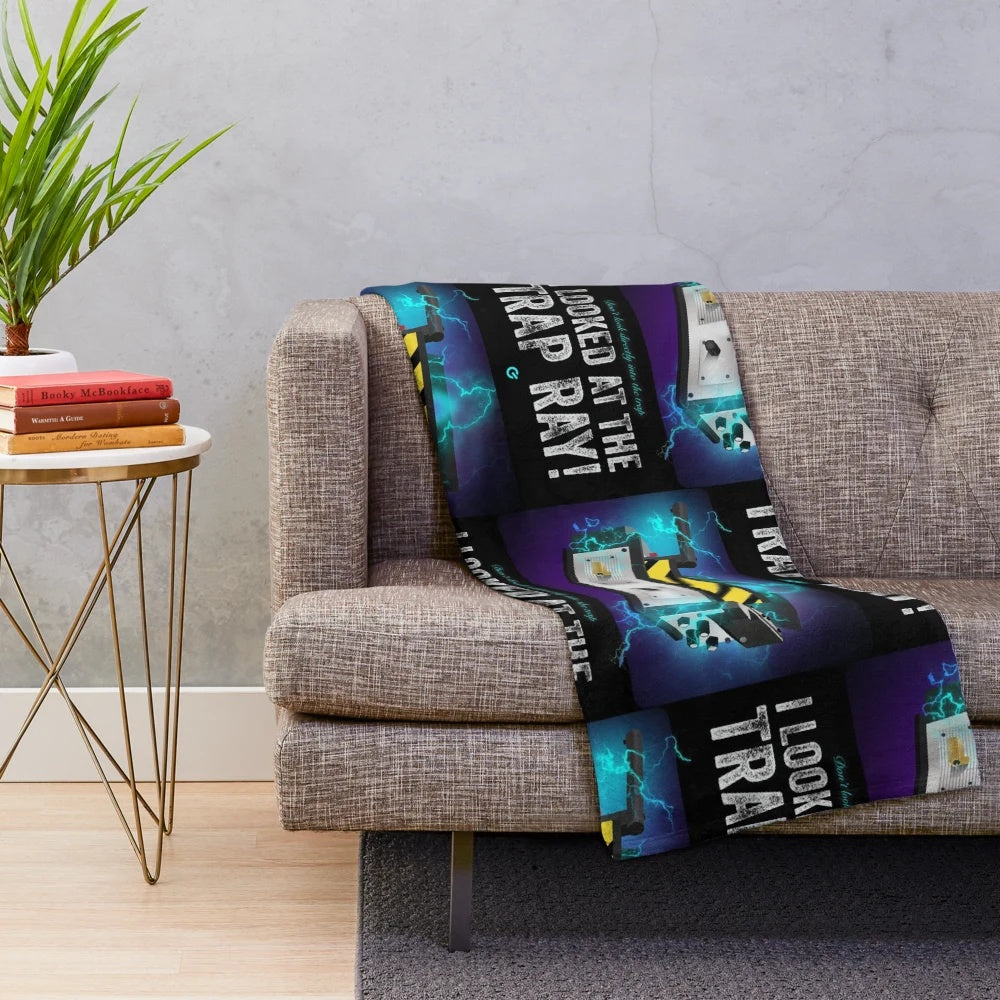 Ghostbusters inspired plush blanket from the Cinema Obscura collection