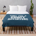 Ghostly plush blanket for paranormal enthusiasts