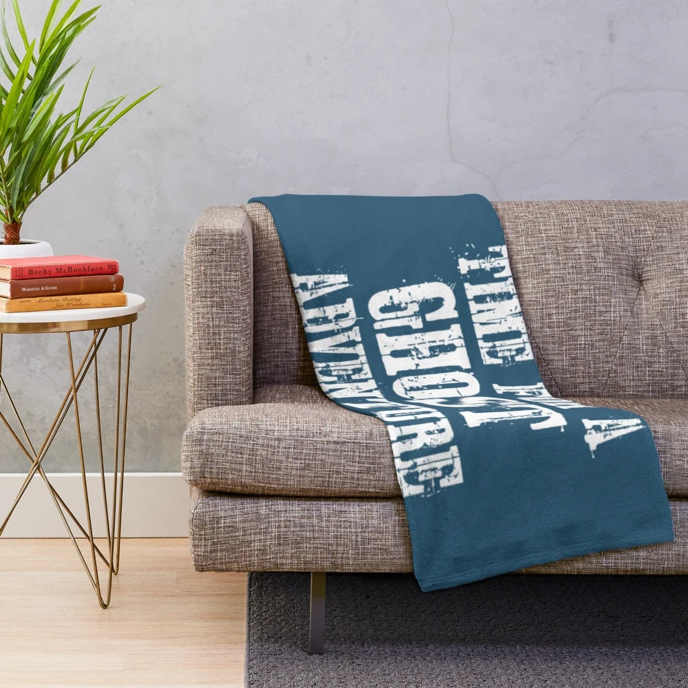 Ghostly plush blanket for paranormal enthusiasts