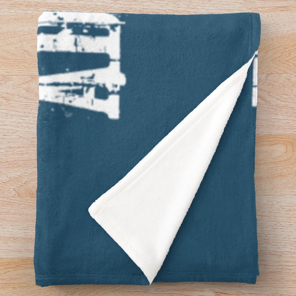 Ghostly plush blanket for paranormal enthusiasts
