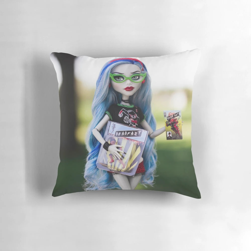 Ghoulia Yelps Monster High Doll Pillow - Collectible Y2K-Inspired Pop Culture Accessory