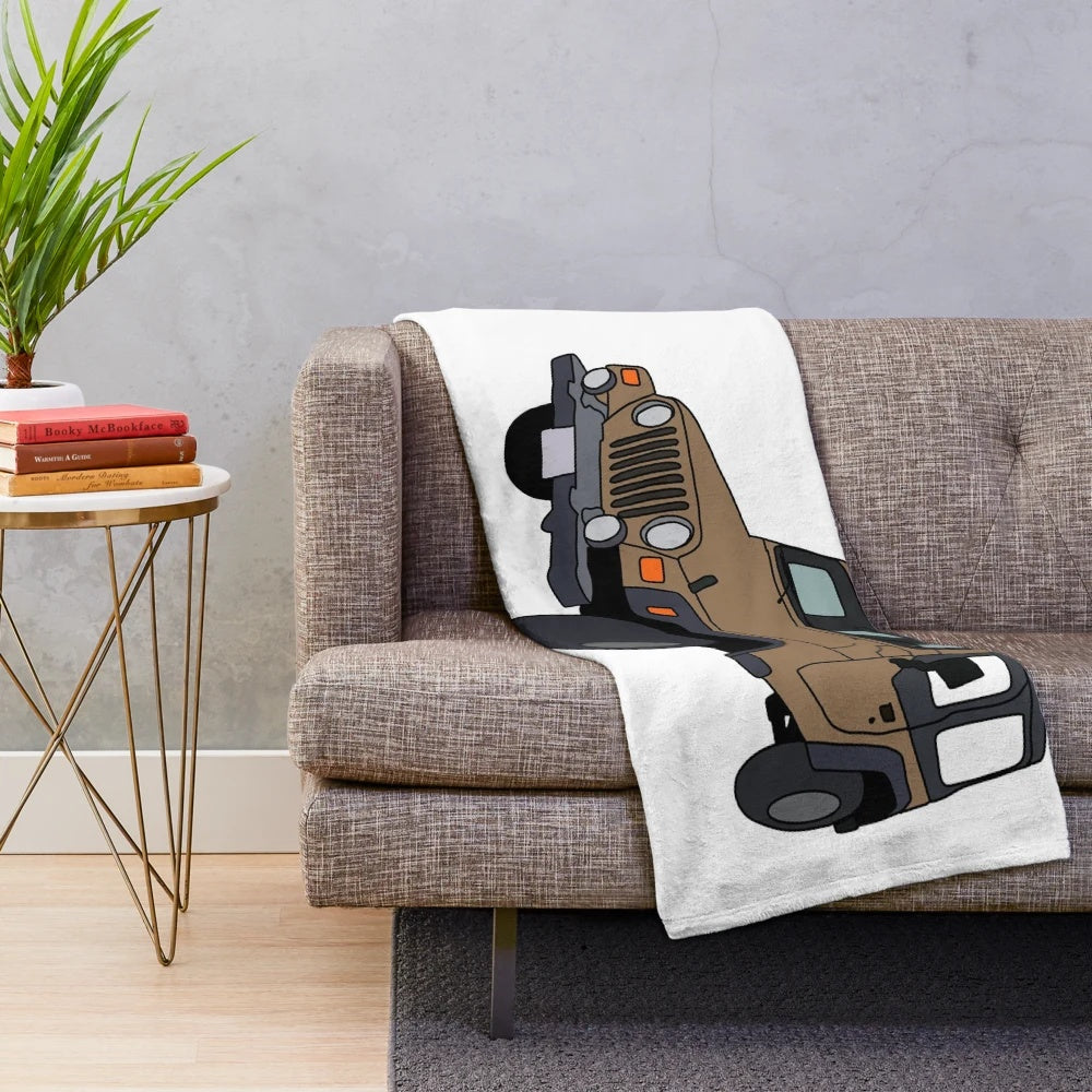 Gilmore Girls inspired plush blanket with text "Where you lead I will follow