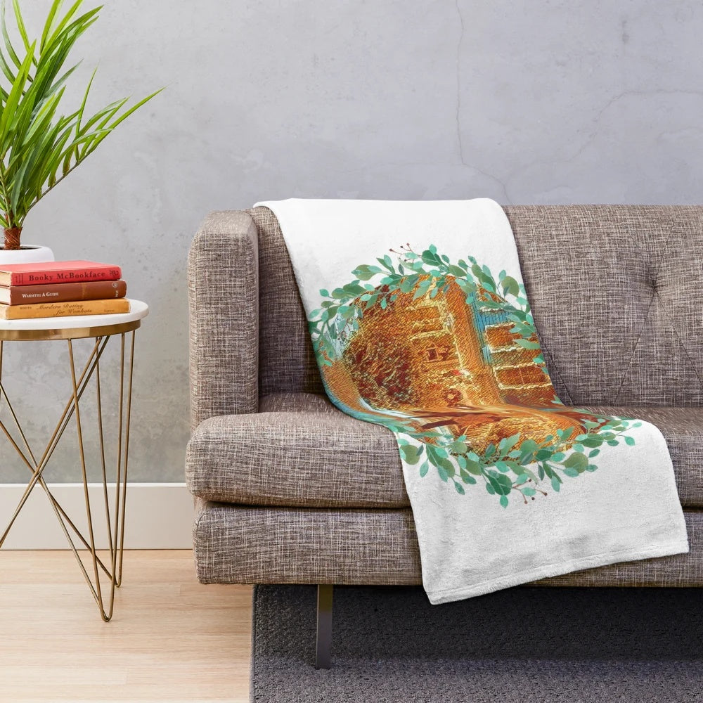 Gilmore Girls-inspired Stars Hollow Christmas plush blanket