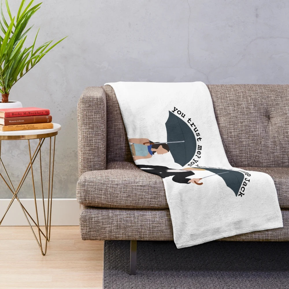 Gilmore Girls inspired "You Jump, I Jump, Jack" plush blanket