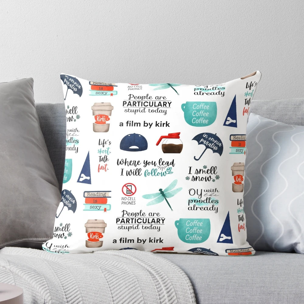 Gilmore Girls themed sticker pack featuring quotes, characters, and more