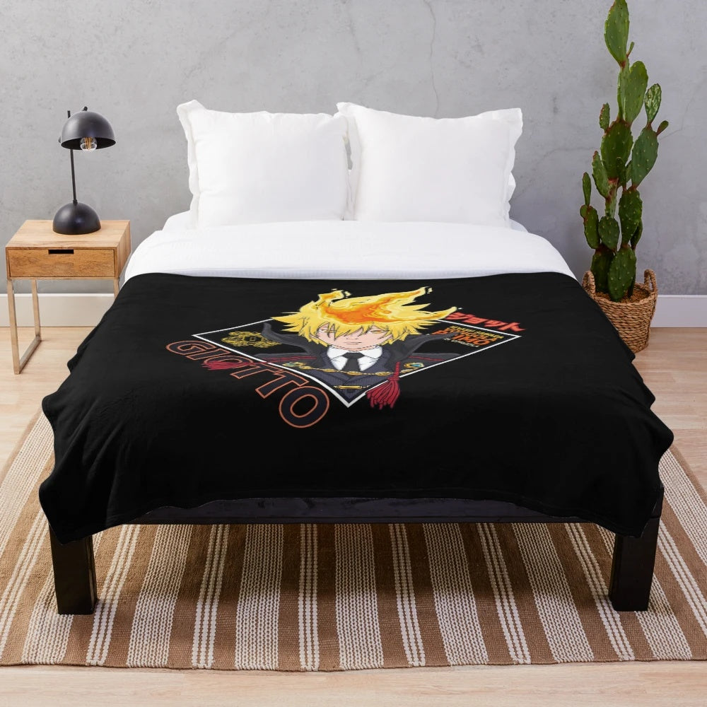 Giotto Vongola anime plush blanket