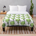 Gir inspired plush blanket featuring the beloved Invader Zim character
