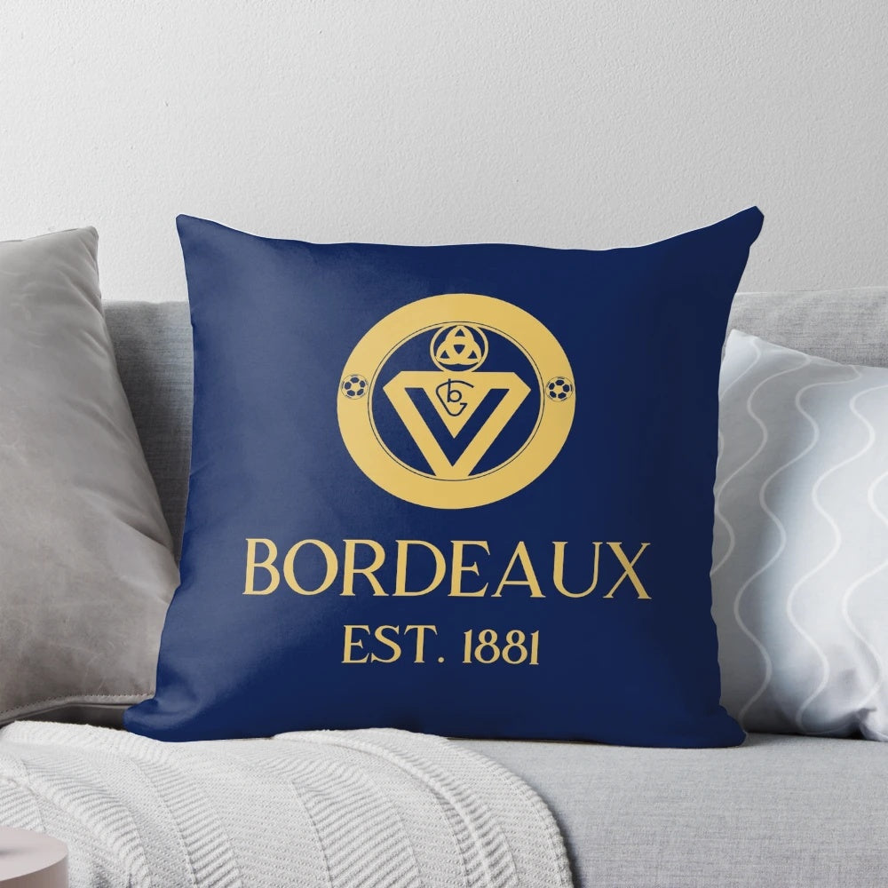Girondins Bordeaux Football Pillow - Bordeaux Gold 2 Pillow