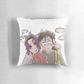 Giyuu and Shinobu Pastel Pillow - Soft and Cuddly Demon Slayer Inspired Anime Merchandise