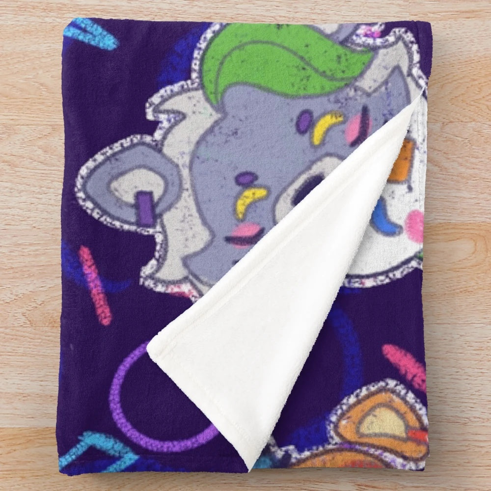Glamorous pattern plush blanket for cozy home decor