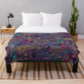 Glass Animals Zaba Plush Blanket with Indie Band Album Art Design