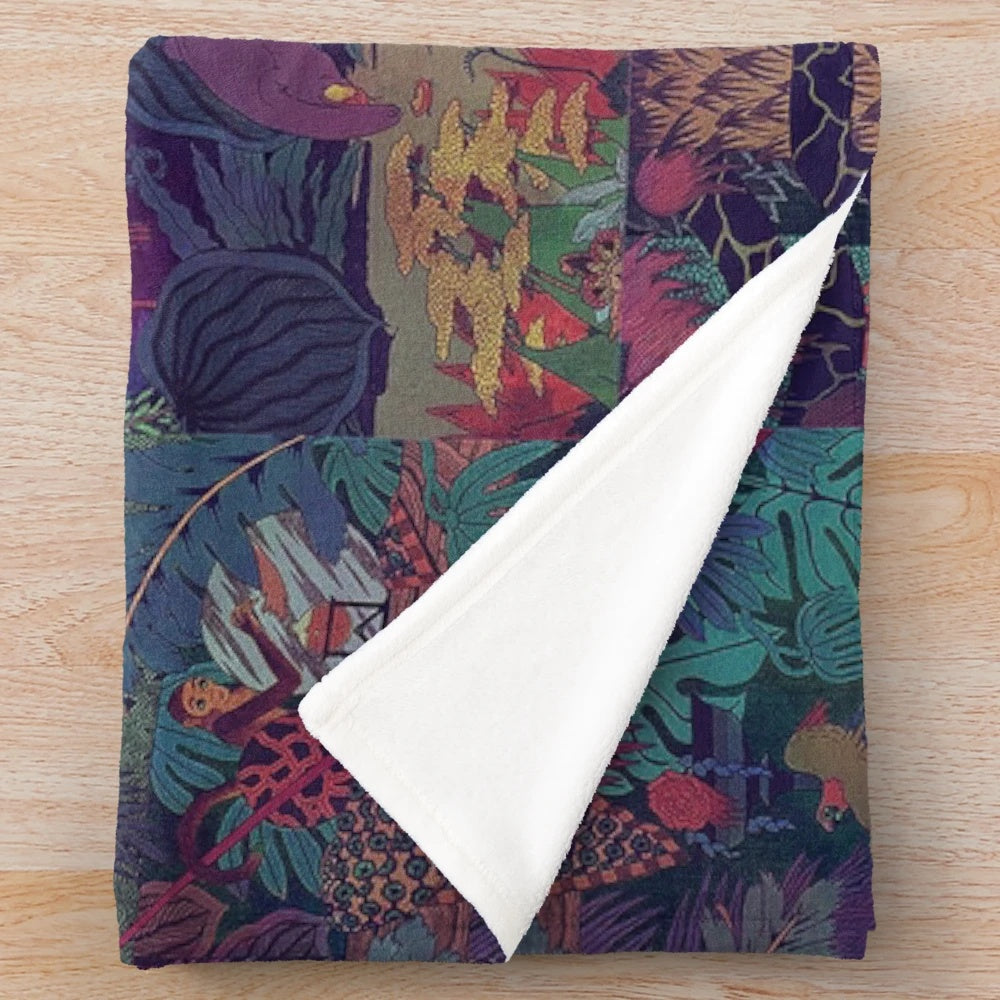 Glass Animals Zaba Plush Blanket with Indie Band Album Art Design