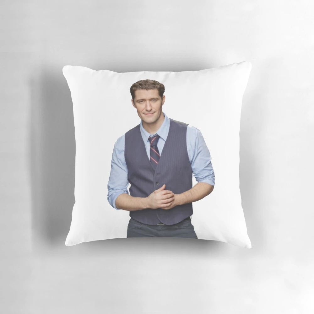 Soft, comfortable pillow featuring the iconic Glee character Will Schuester