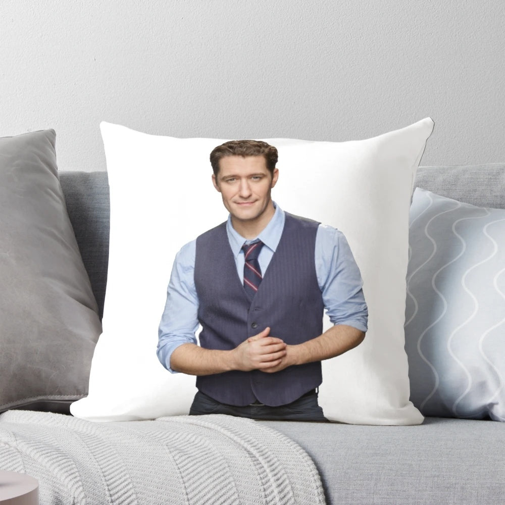 Soft, comfortable pillow featuring the iconic Glee character Will Schuester