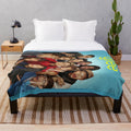 Plush blanket inspired by the hit TV show Glee