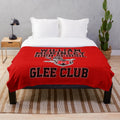 Cozy plush blanket featuring the William McKinley High School Glee Club logo