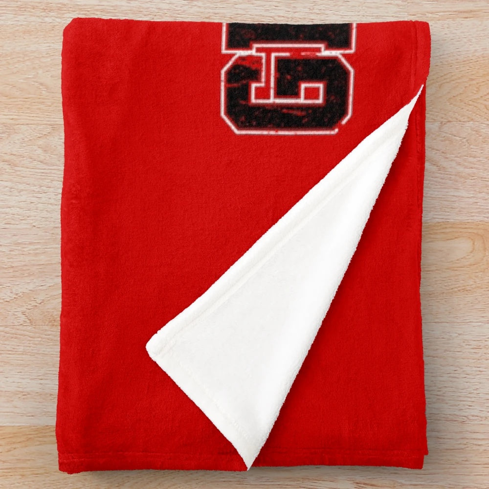 Cozy plush blanket featuring the William McKinley High School Glee Club logo