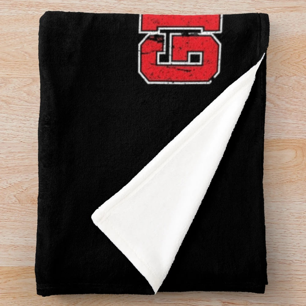 Glee-inspired plush blanket featuring characters from the popular TV show