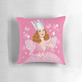 Glinda the Good Witch inspired throw pillow featuring vibrant colors and whimsical design