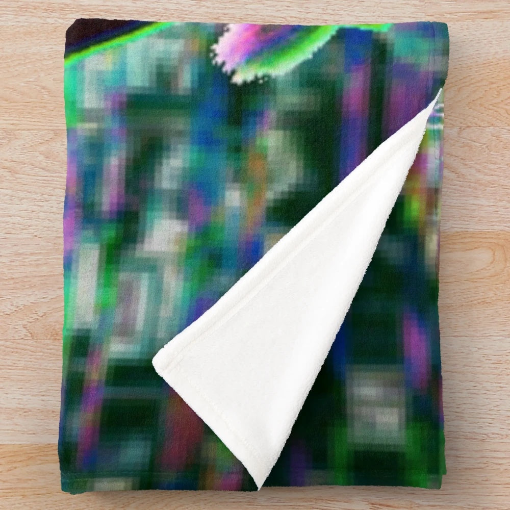 Glitchtrap inspired plush blanket from the Five Nights at Freddy's video game series