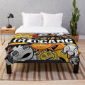 Glo Gang themed plush blanket