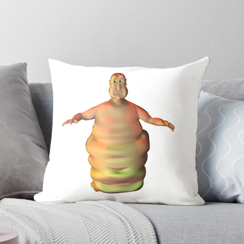 Globglogabgalab Funny Meme Pillow - Unique and Quirky Pop Culture Home Decor