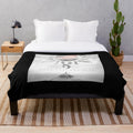 Godsmack-inspired plush blanket featuring the band's logo and artwork