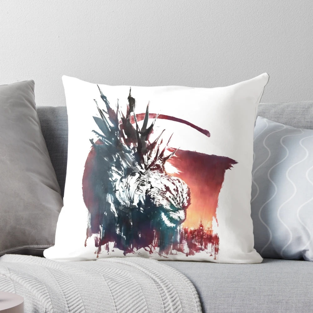Godzilla Minus One pillow featuring the iconic Godzilla monster