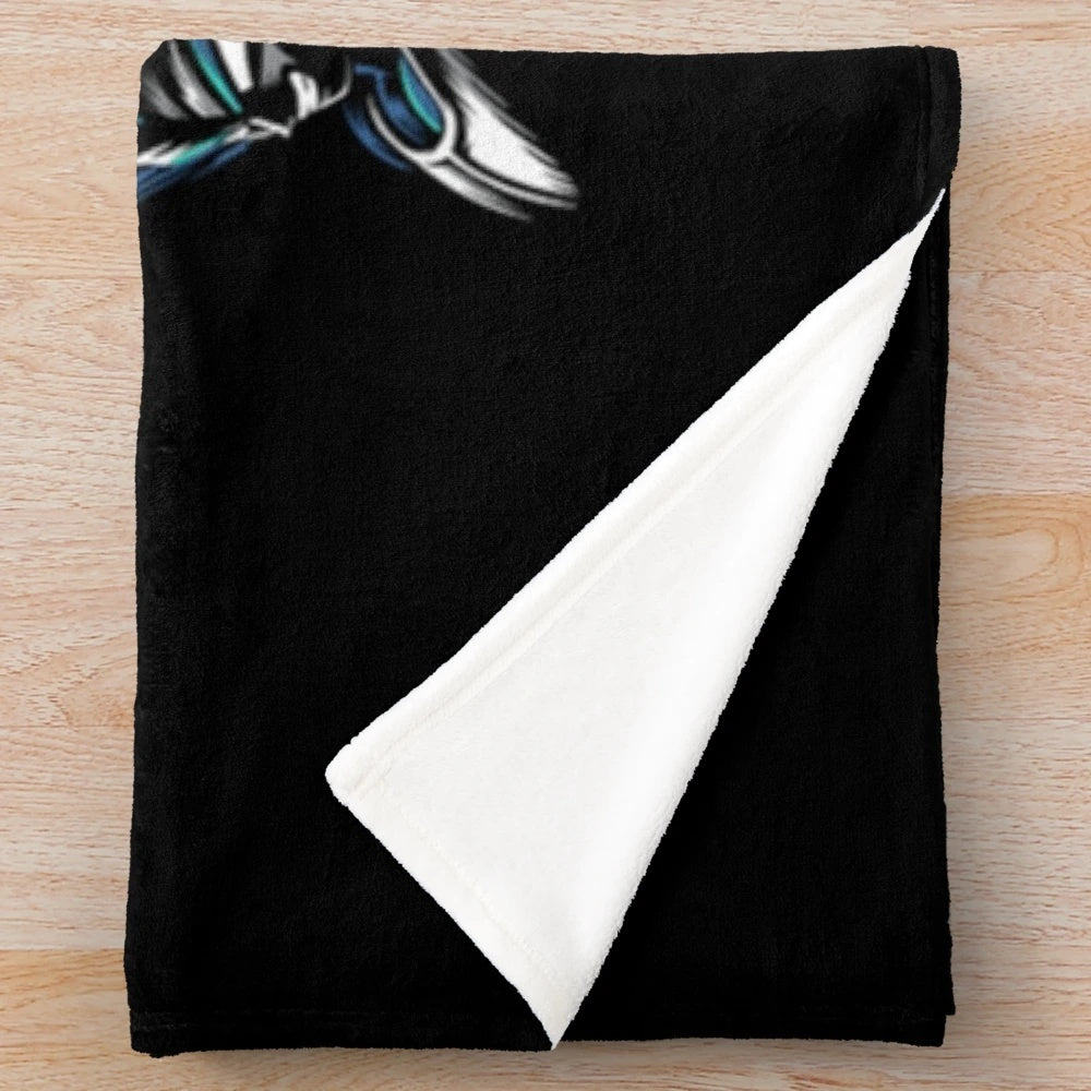 Goku Inspired Plush Blanket with Different Saiyan Forms