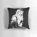 Gokurakugai inspired pillow featuring characters from the popular manga series