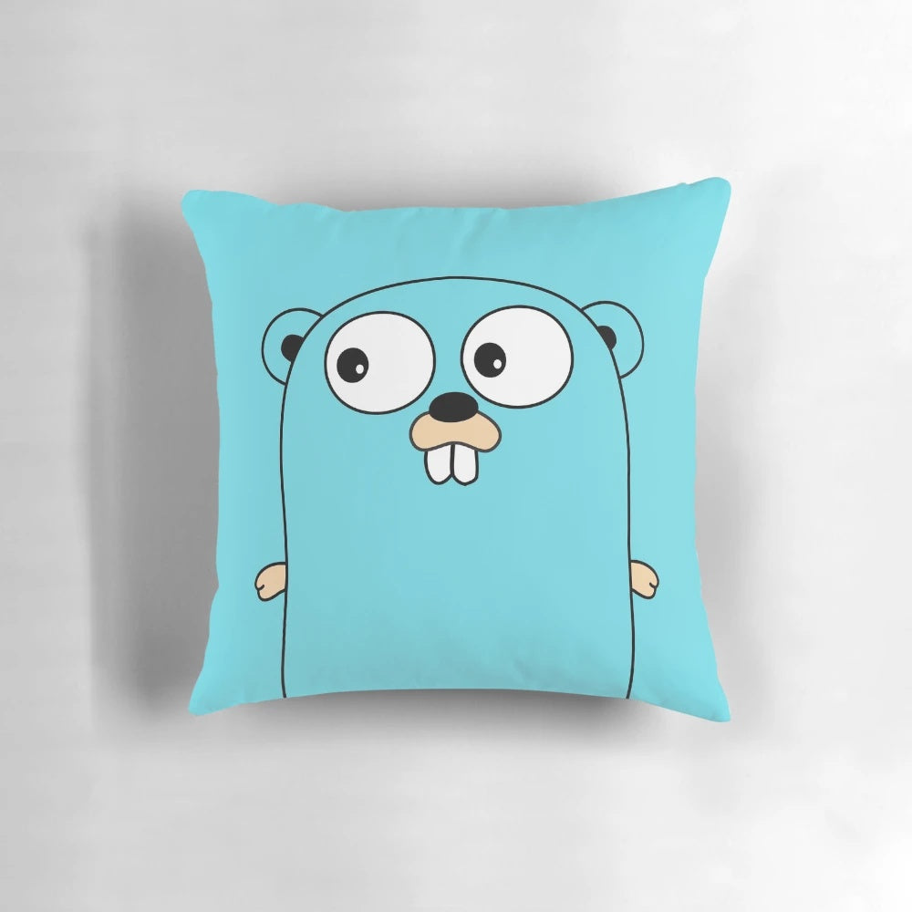 Golang Gopher Pillow - A Soft and Cuddly Companion for Developers