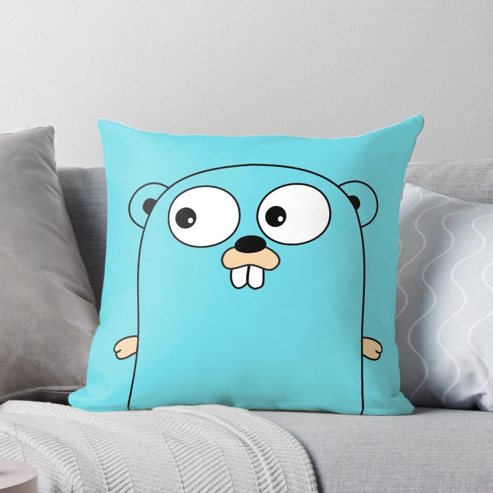 Golang Gopher Pillow - A Soft and Cuddly Companion for Developers