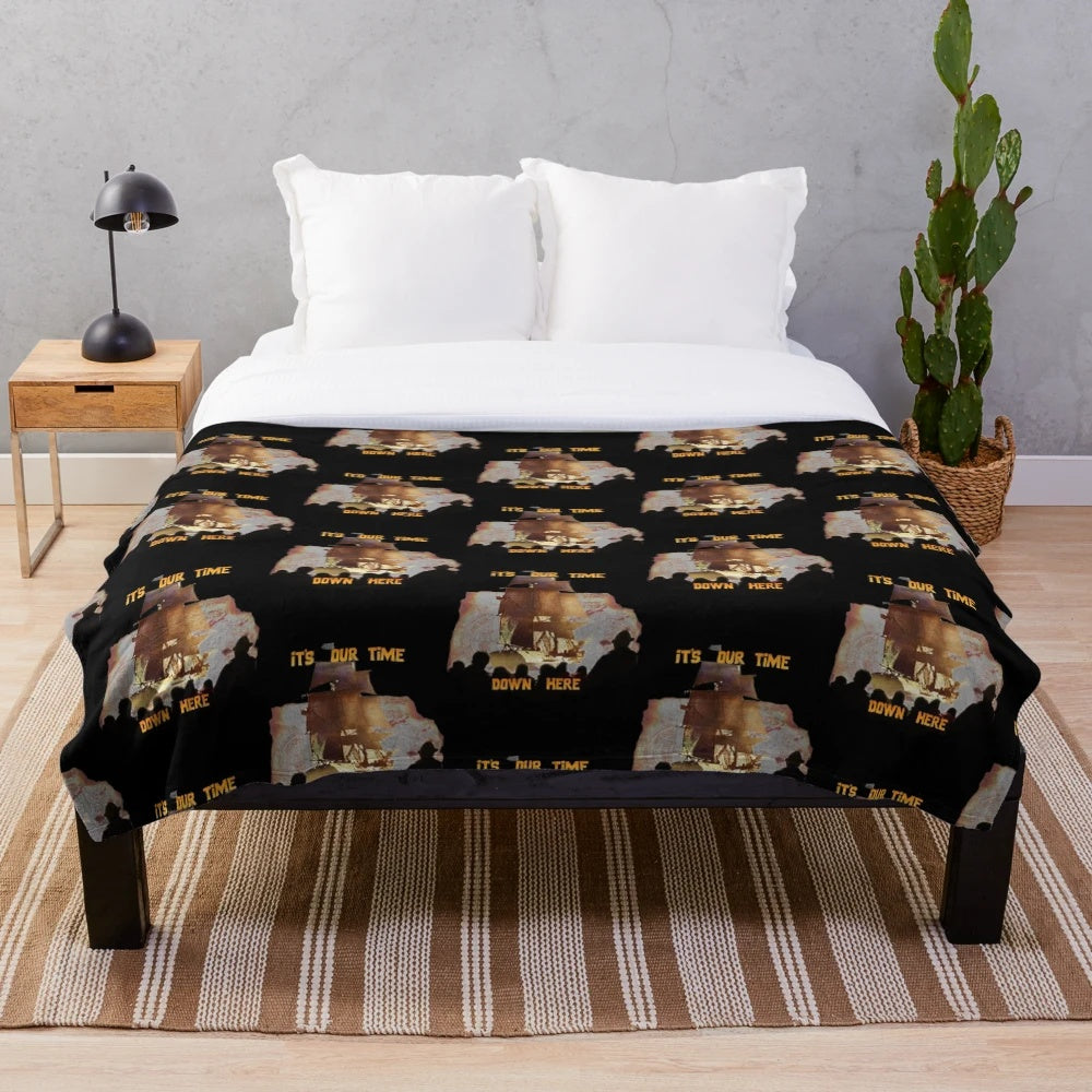 Goonies Inspired Plush Blanket