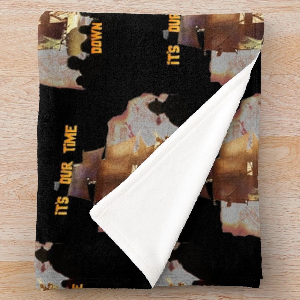 Goonies Inspired Plush Blanket