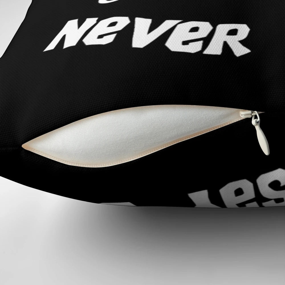 Goonies Never Say Die Pillow featuring characters and elements from the classic 80s film