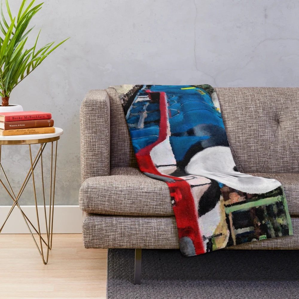 Gordon the Big Engine Plush Blanket from the Thomas & Friends series