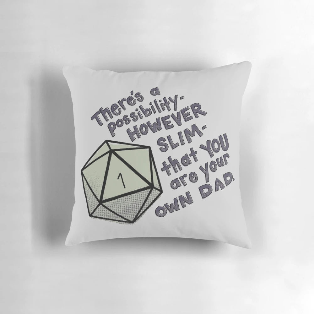 Gorgug the Critical Dad Pillow - Soft, Comfy Cushion for Dimension 20 and D&D Fans