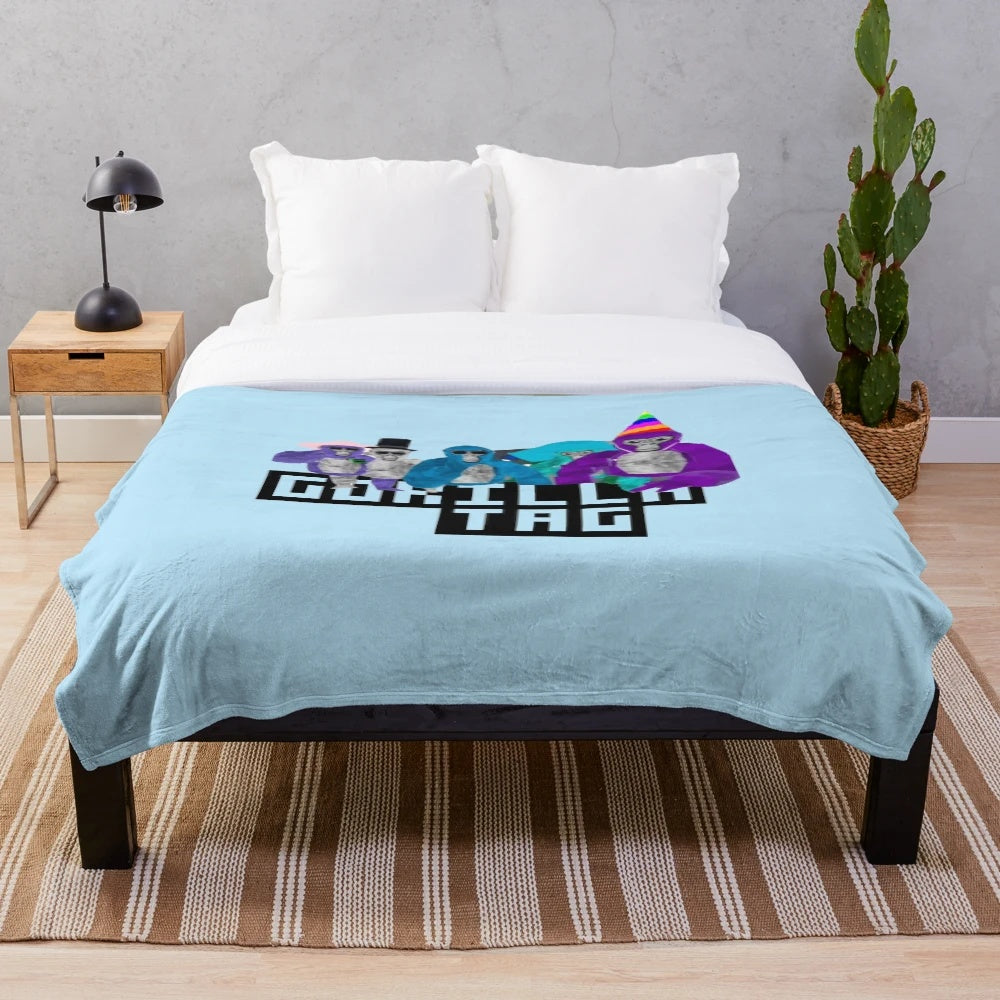 Gorilla Tag Inspired Plush Blanket